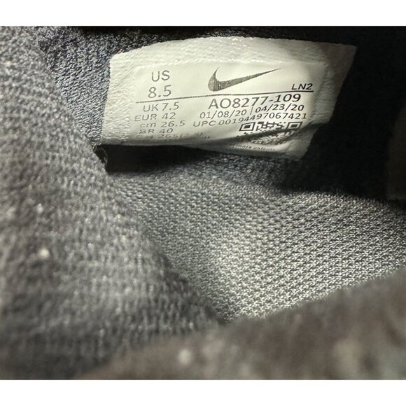 Nike Vapor Edge Pro 360 Football Cleats Zebra Men's AO8277-10 Sz 8.5 Black White - Picture 8 of 10